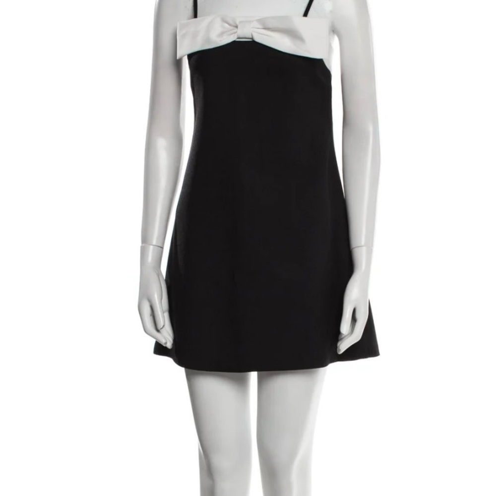 NKC Black Dress with White Bow